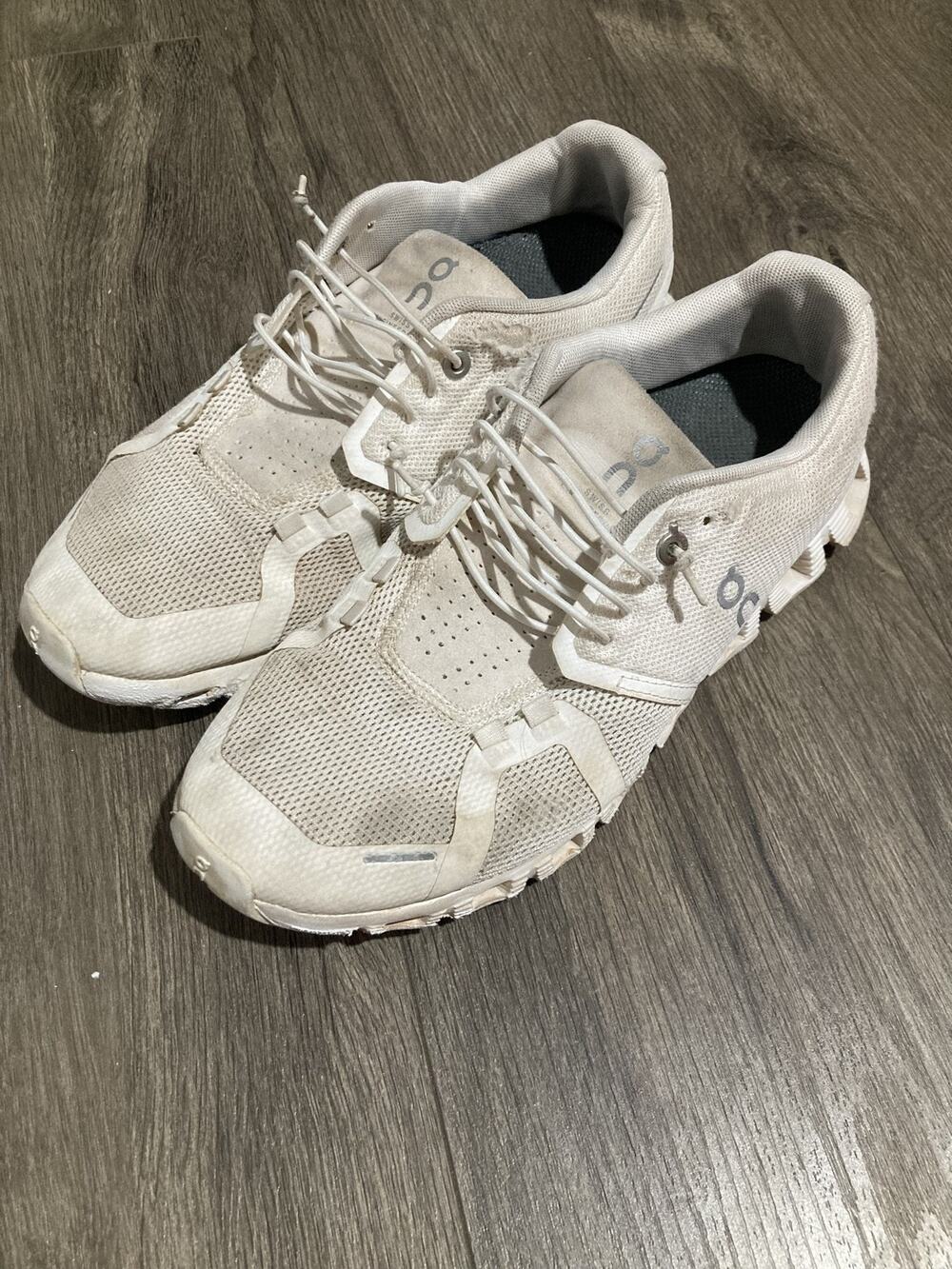 On Shoes Womens Size 8.5 Beige Cloud CloudTec Sneaker Breathable Lightweight